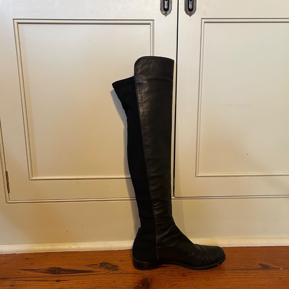 Stuart Weitzman black over-the-knee boot 7M - Picture 5 of 15